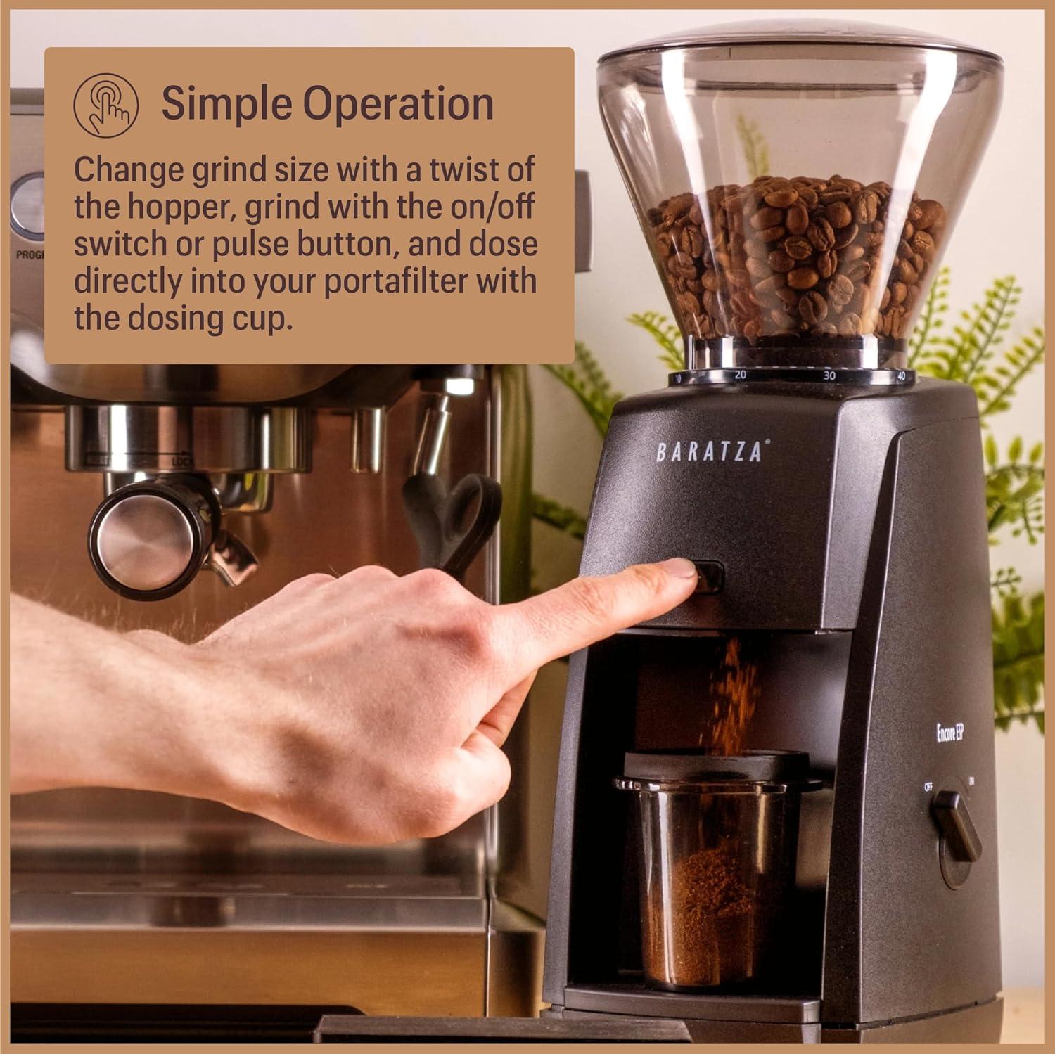 imageBaratza Encore ESP Coffee Grinder ZCG495BLK BlackBlack