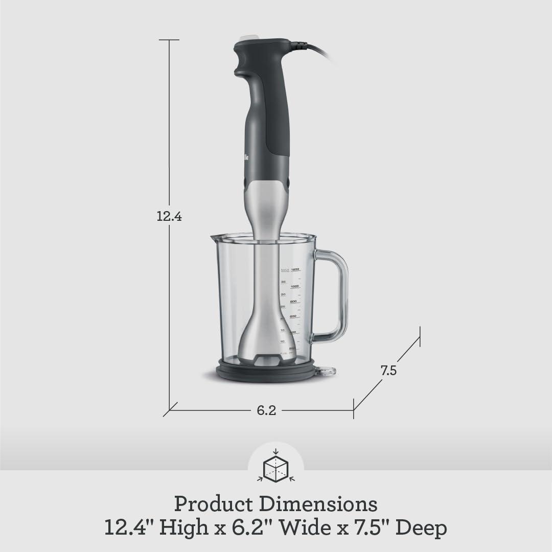 imageBreville BSB510XL Control Grip Immersion Blender Brushed Stainless SteelOne Size