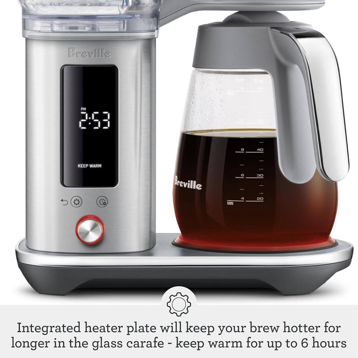 imageBreville Luxe Drip Coffee Machine Brushed Stainless Steel Thermal Carafe BDC465BSSBrushed Stainless Steel