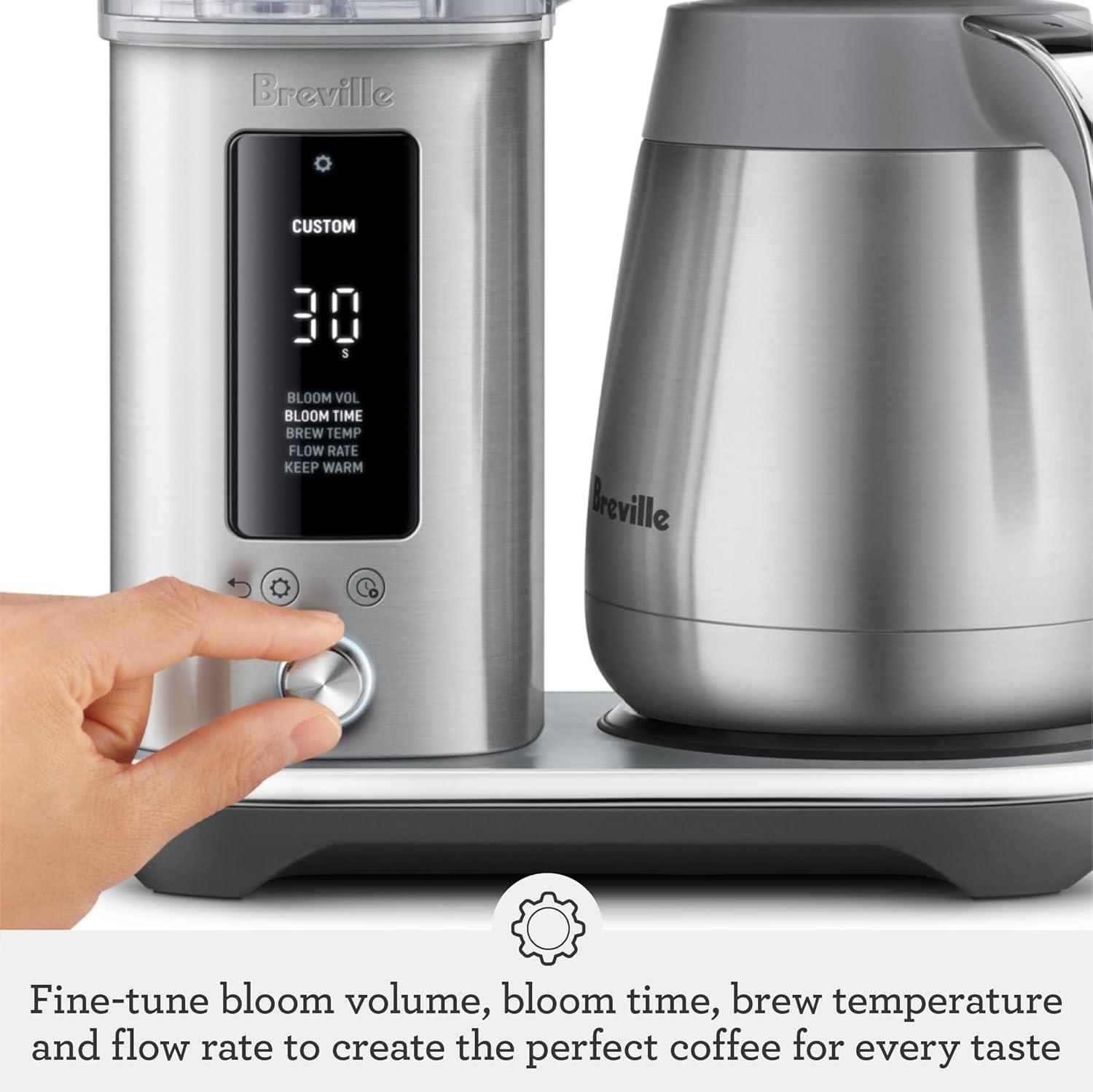imageBreville Luxe Drip Coffee Machine Brushed Stainless Steel Thermal Carafe BDC465BSSBrushed Stainless Steel