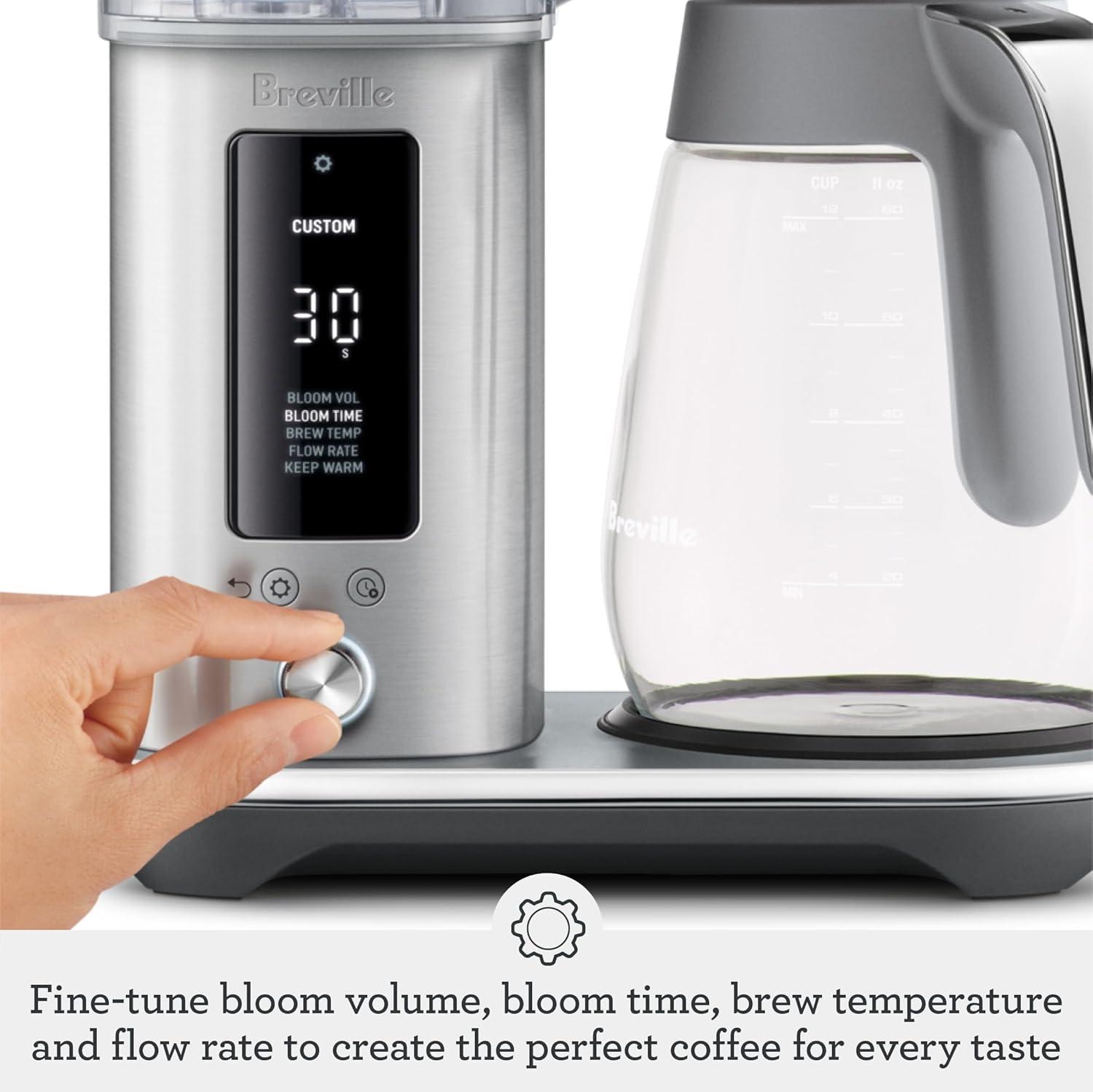 imageBreville Luxe Drip Coffee Machine Brushed Stainless Steel Thermal Carafe BDC465BSSBrushed Stainless Steel