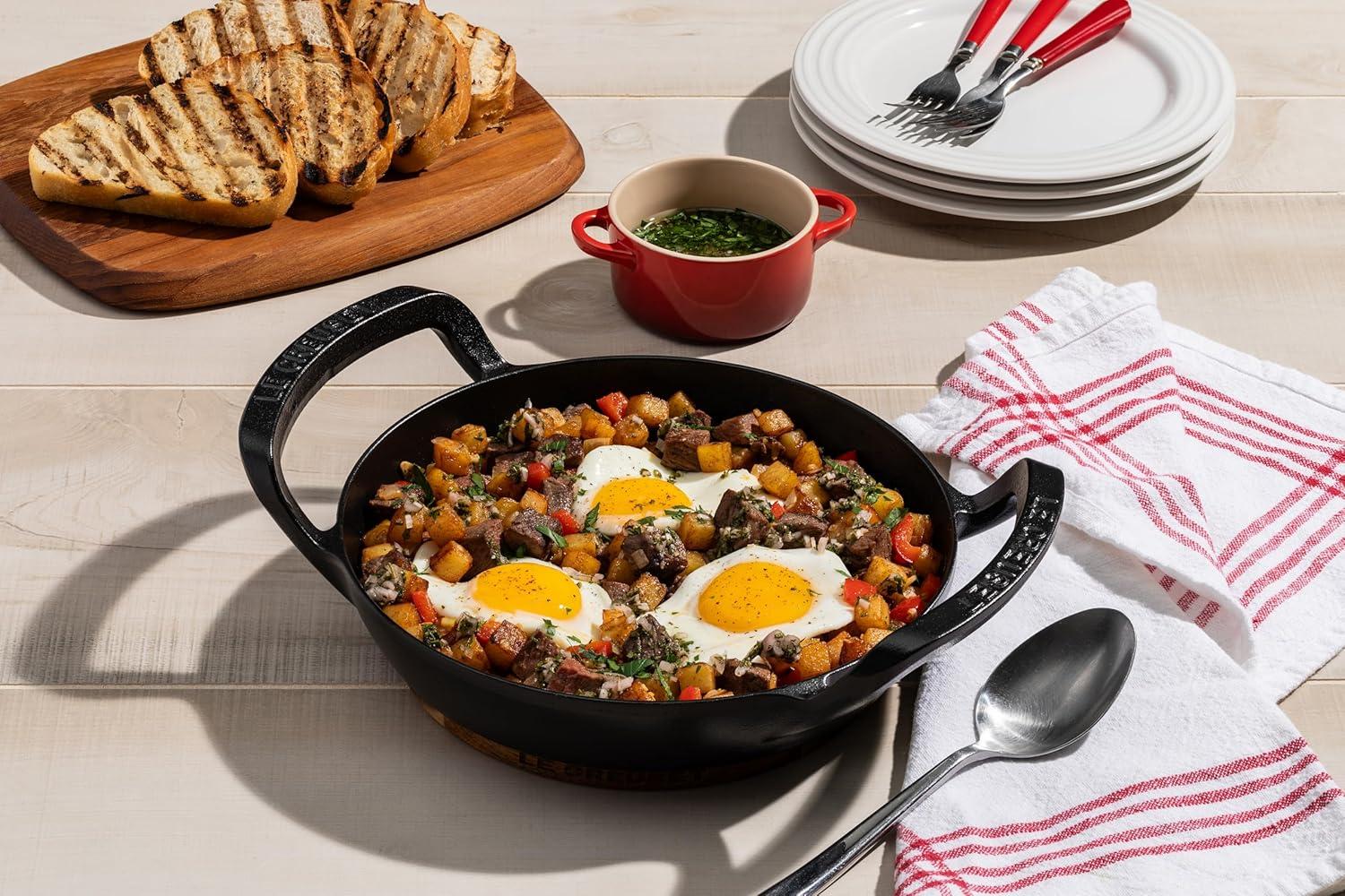 imageLe Creuset Alpine Outdoor Collection Enameled Cast Iron Square Grill Basket 12Skillet