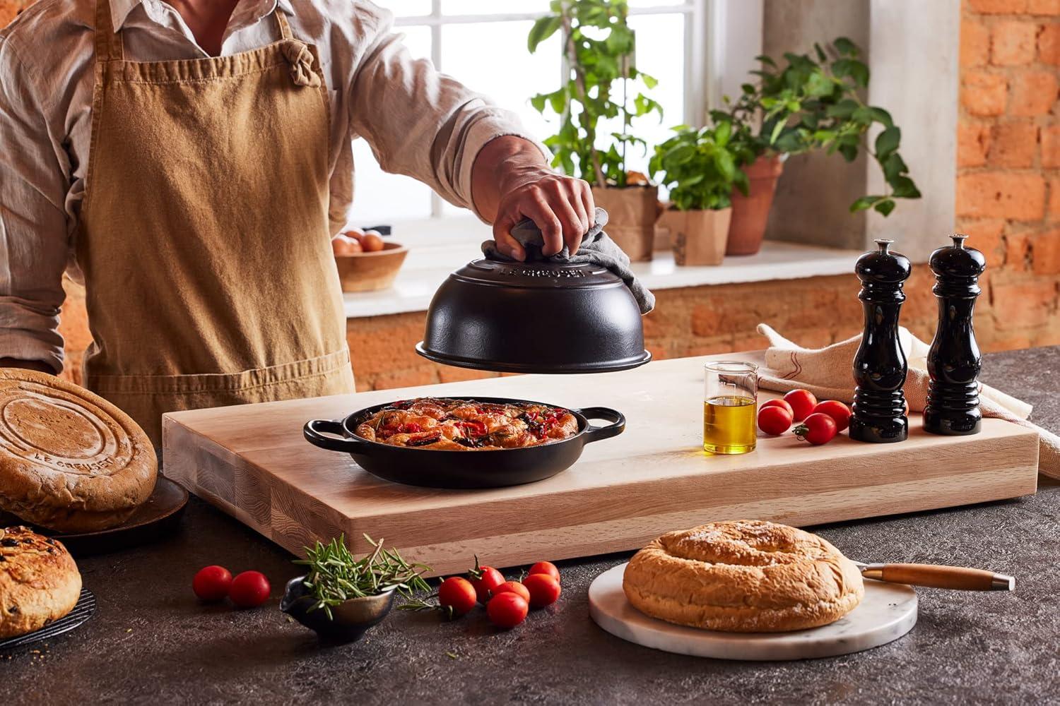 imageLe Creuset Enameled Cast Iron Bread Oven WhiteOyster