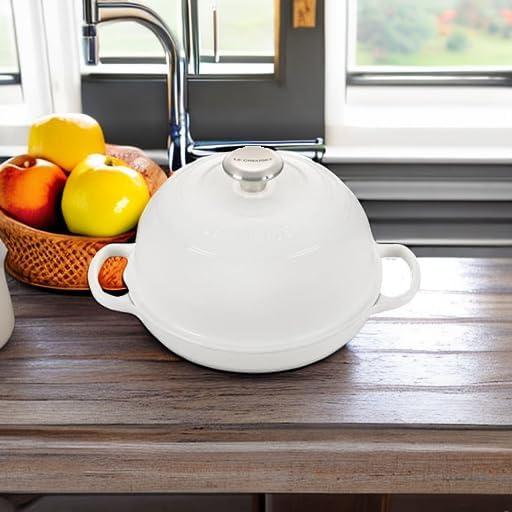 imageLe Creuset Enameled Cast Iron Bread Oven WhiteWhite