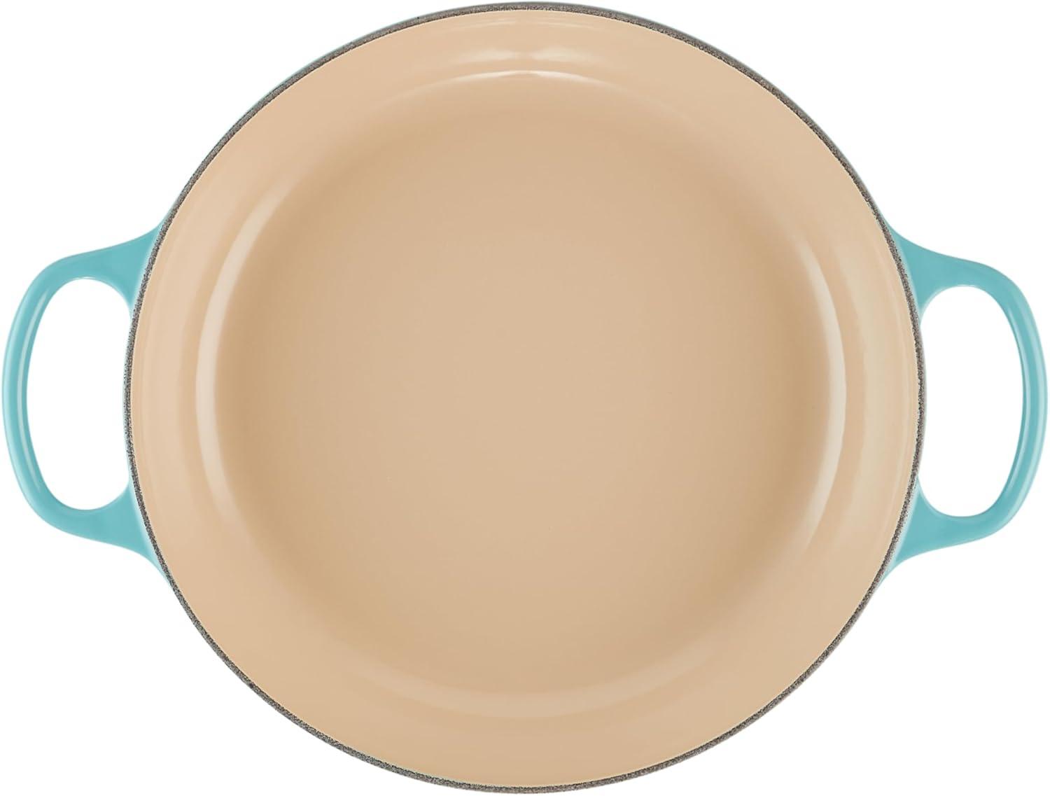 imageLe Creuset Enameled Cast Iron Signature Braiser 35 qt CeriseCaribbean