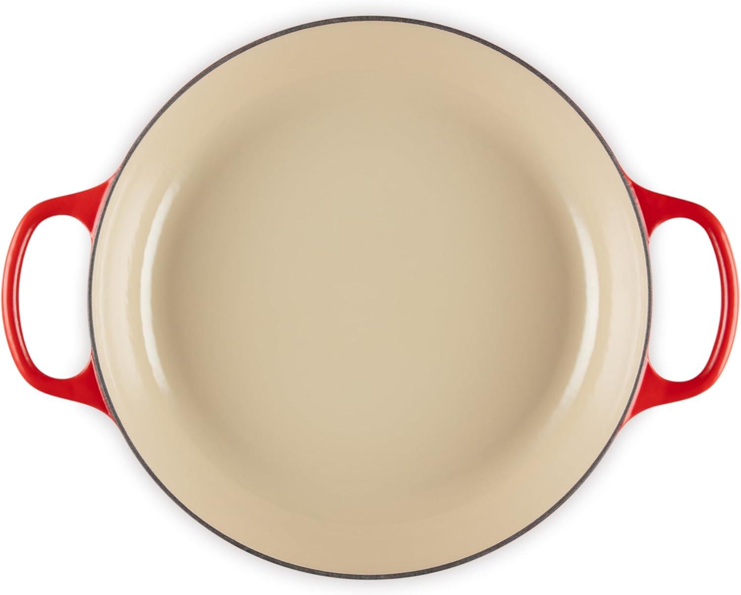 imageLe Creuset Enameled Cast Iron Signature Braiser 35 qt CeriseCerise