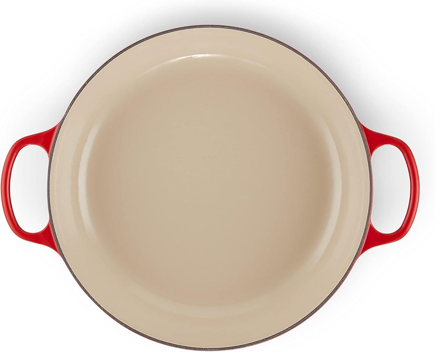 imageLe Creuset Enameled Cast Iron Signature Braiser 35 qt CeriseCerise