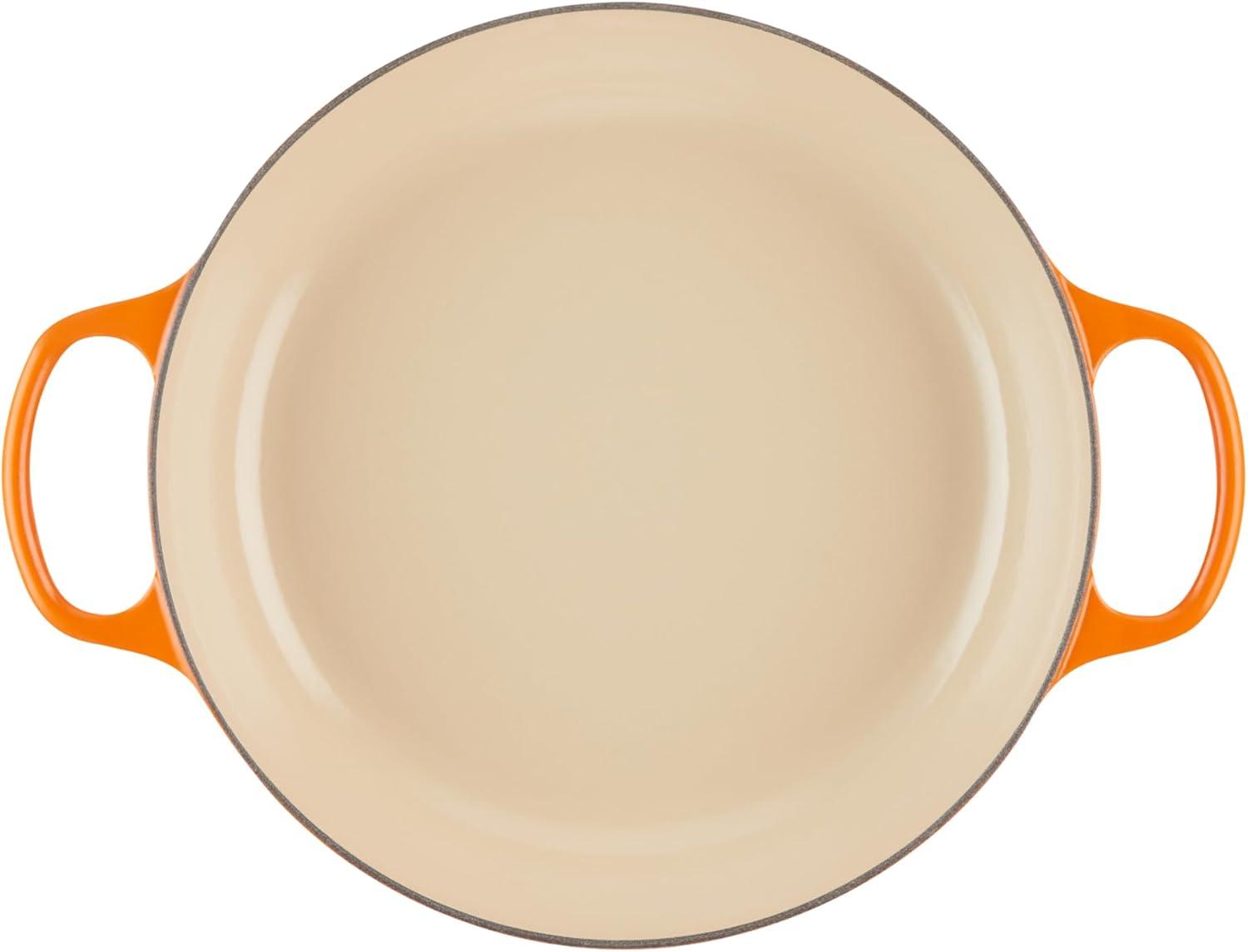 imageLe Creuset Enameled Cast Iron Signature Braiser 35 qt CeriseFlame