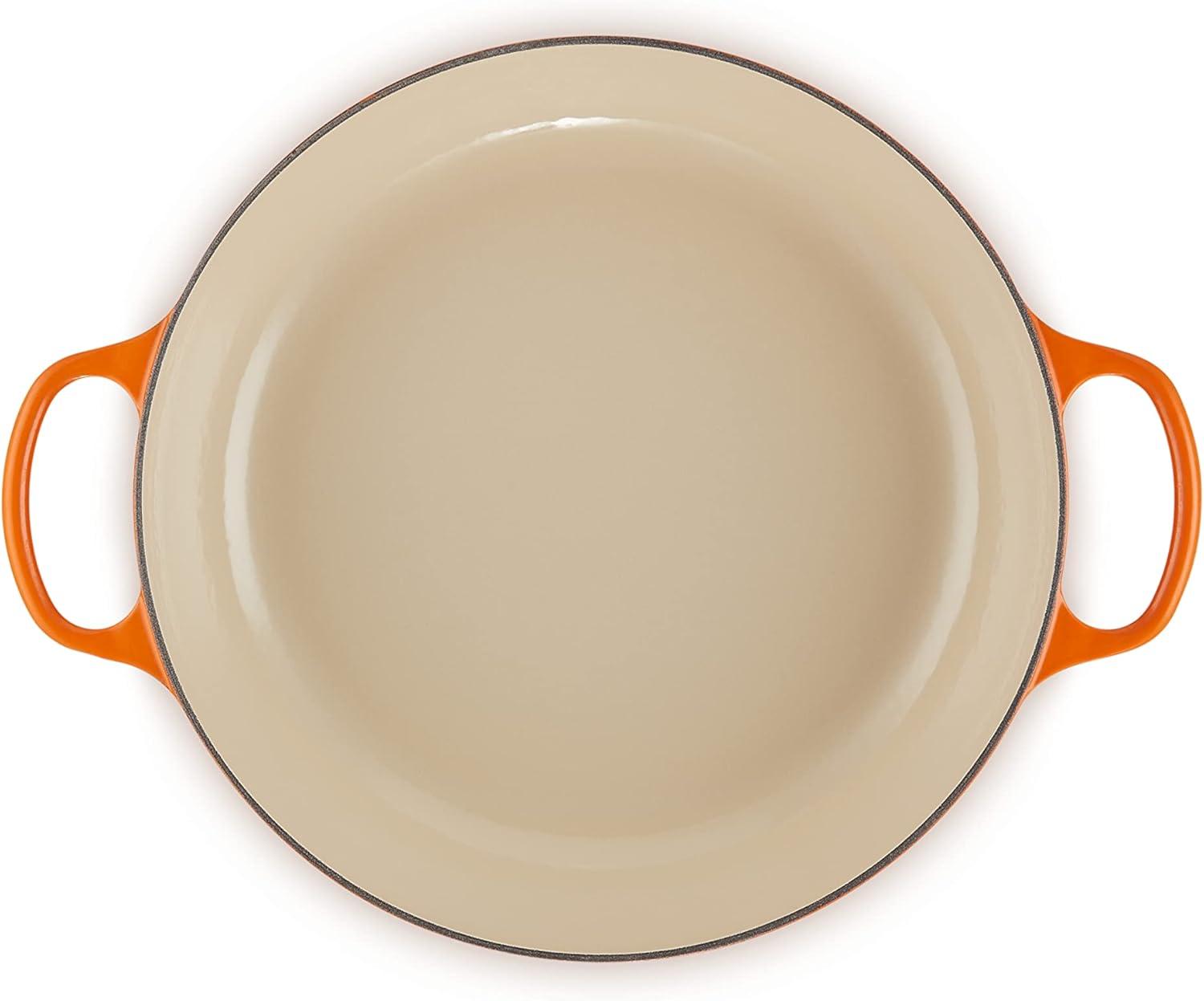 imageLe Creuset Enameled Cast Iron Signature Braiser 35 qt CeriseFlame