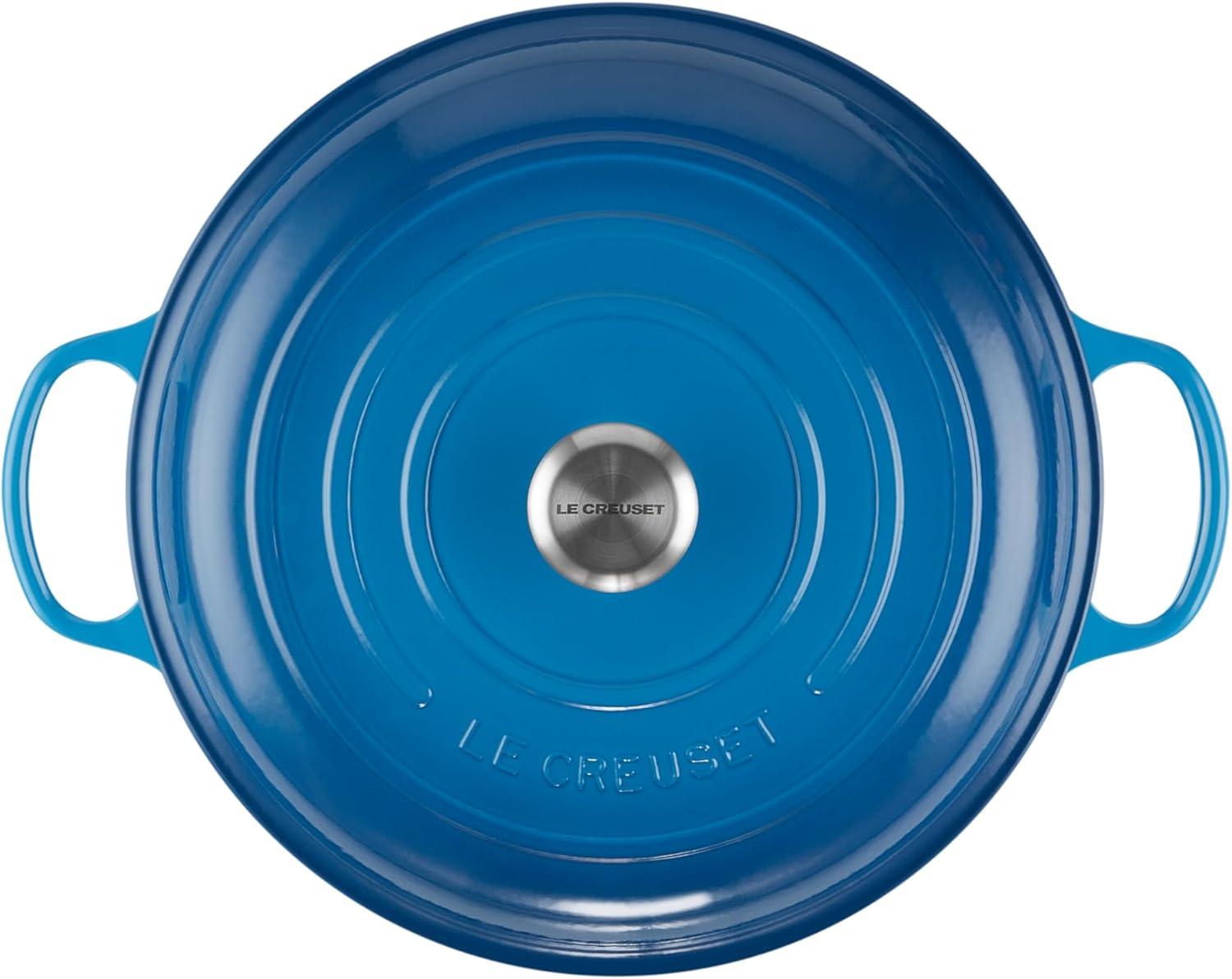 imageLe Creuset Enameled Cast Iron Signature Braiser 35 qt CeriseMarseille