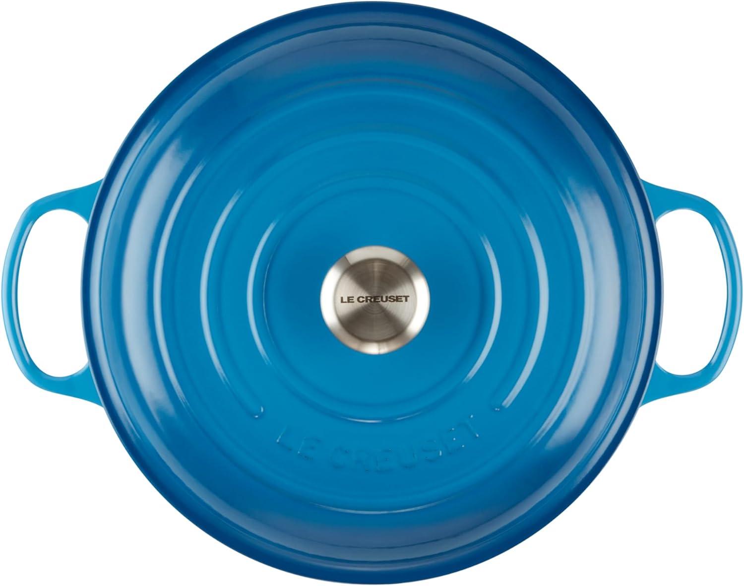 imageLe Creuset Enameled Cast Iron Signature Braiser 35 qt CeriseMarseille