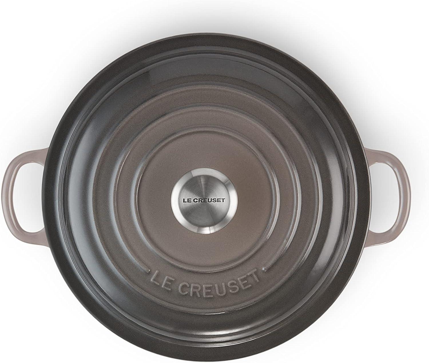 imageLe Creuset Enameled Cast Iron Signature Braiser 35 qt CeriseOyster
