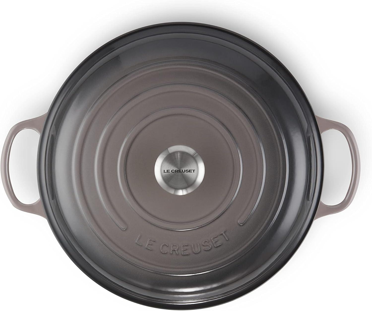 imageLe Creuset Enameled Cast Iron Signature Braiser 35 qt CeriseOyster