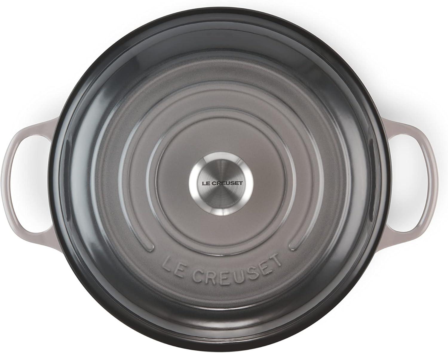 imageLe Creuset Enameled Cast Iron Signature Braiser 35 qt CeriseOyster