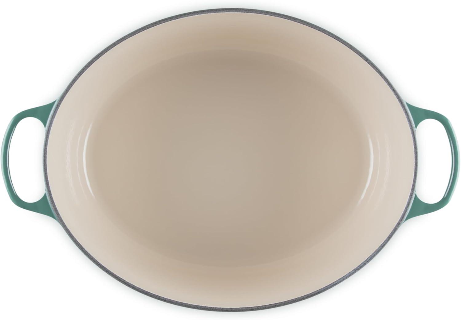 imageLe Creuset Enameled Cast Iron Signature Oval Dutch Oven 95 qt CeriseArtichaut