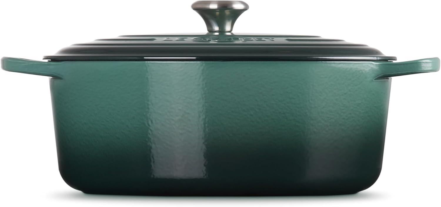 imageLe Creuset Enameled Cast Iron Signature Oval Dutch Oven 95 qt CeriseArtichaut