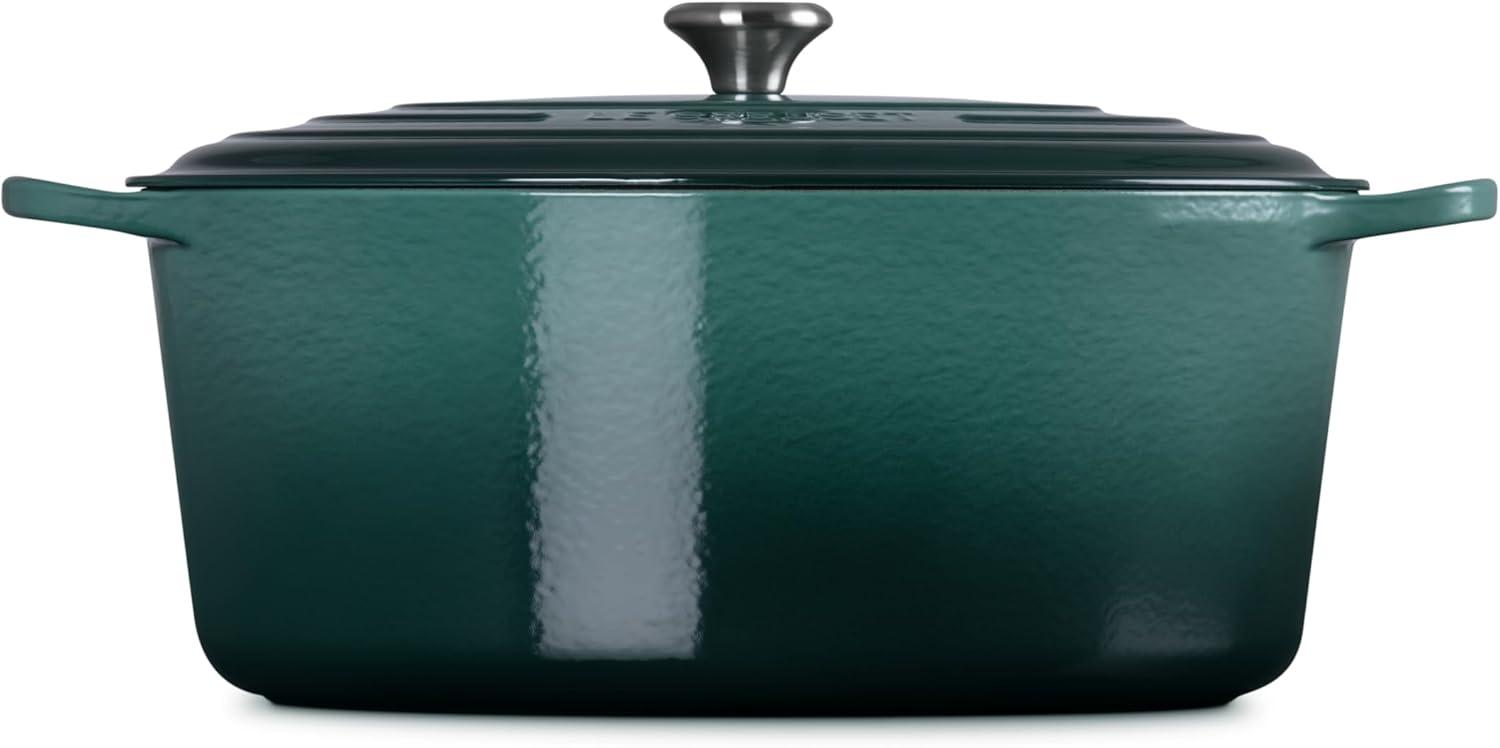 imageLe Creuset Enameled Cast Iron Signature Oval Dutch Oven 95 qt CeriseArtichaut