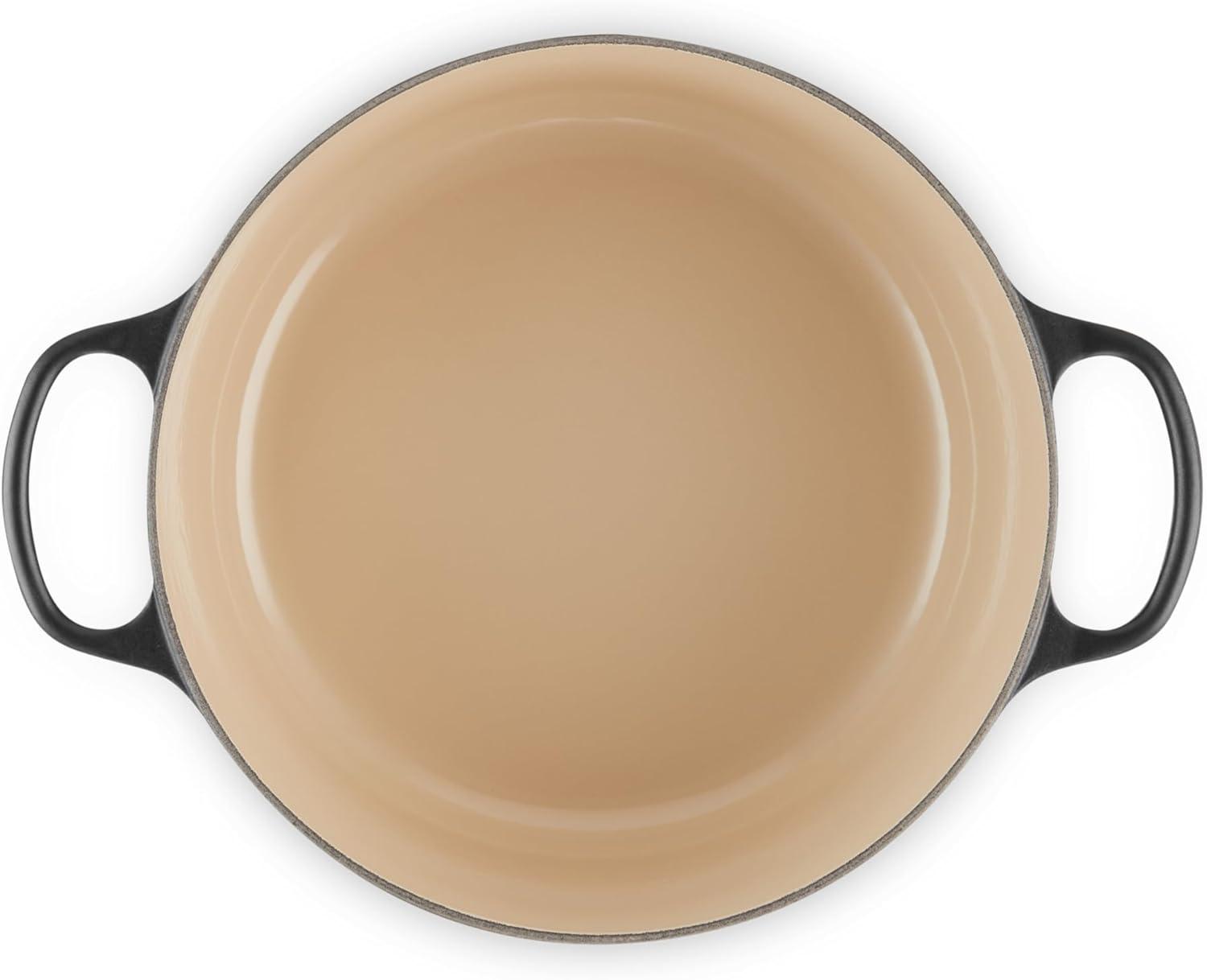 imageLe Creuset Enameled Cast Iron Signature Round Dutch Oven 725 qt Sea SaltLicorice