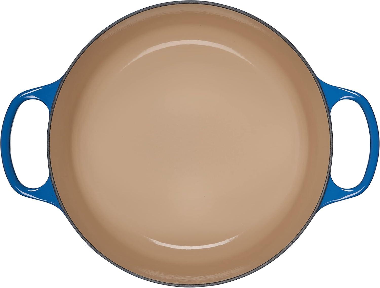 imageLe Creuset Enameled Cast Iron Signature Round Dutch Oven 725 qt Sea SaltMarseille