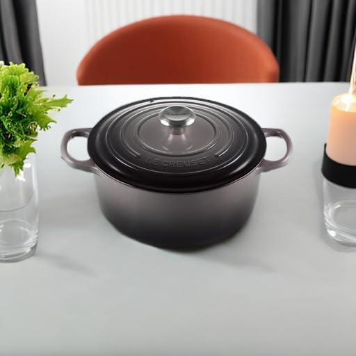 imageLe Creuset Enameled Cast Iron Signature Round Dutch Oven 725 qt Sea SaltOyster