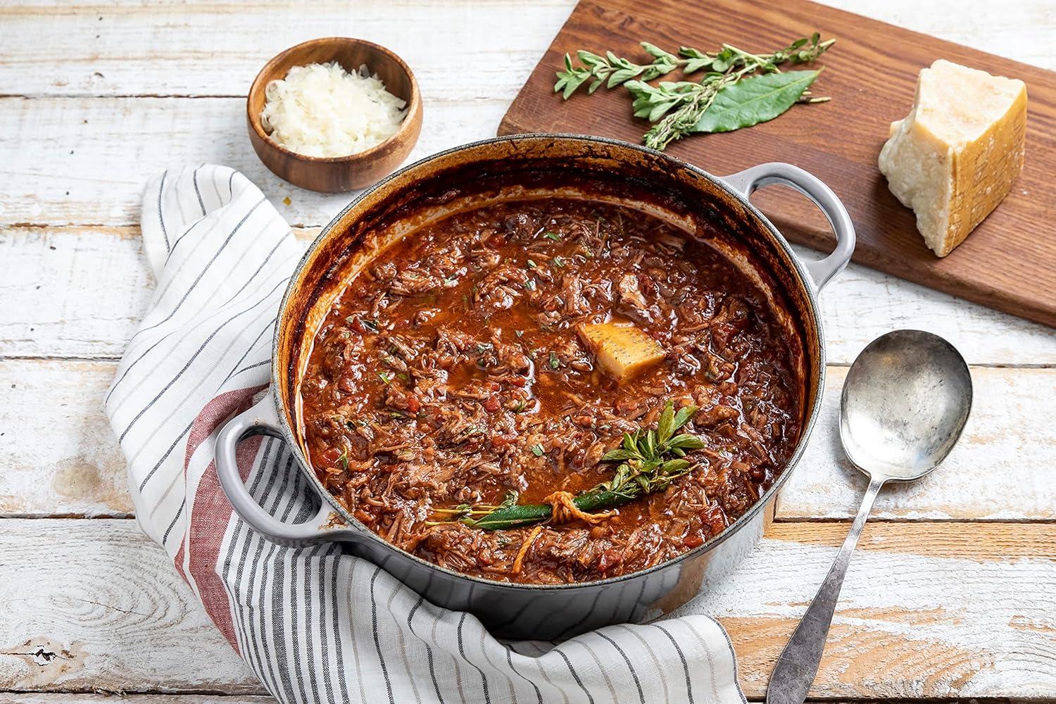 imageLe Creuset Enameled Cast Iron Signature Round Dutch Oven 725 qt Sea SaltOyster