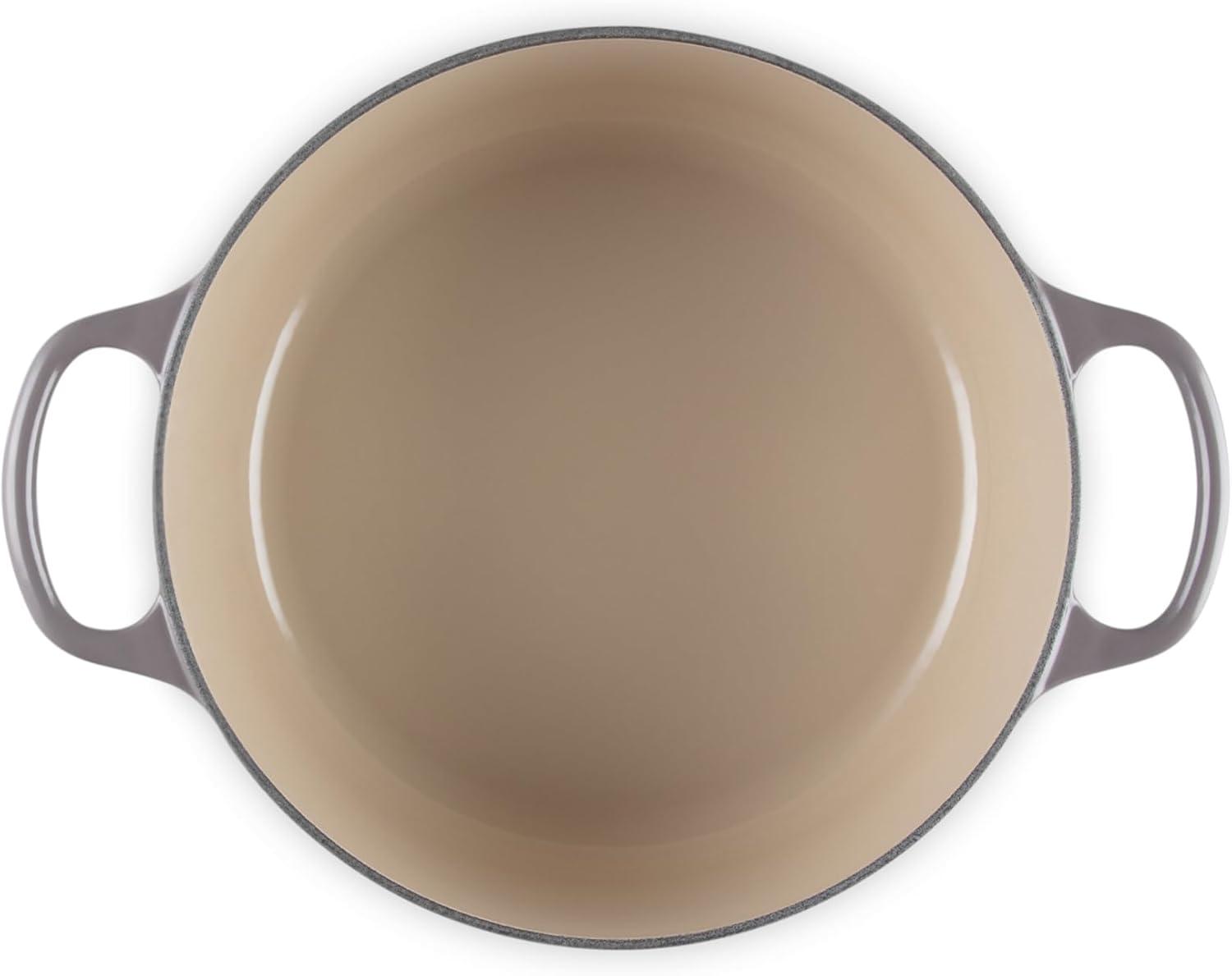 imageLe Creuset Enameled Cast Iron Signature Round Dutch Oven 725 qt Sea SaltOyster