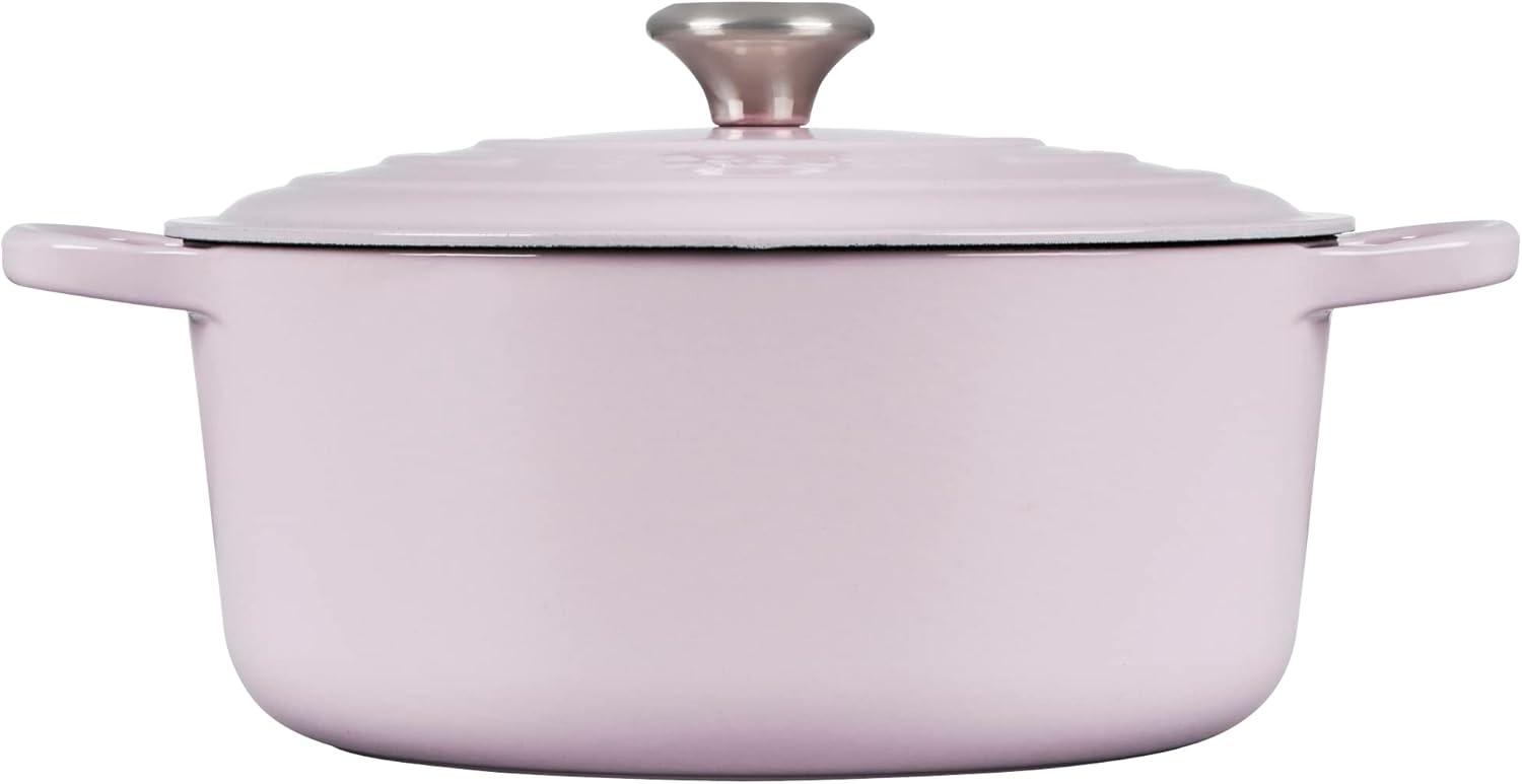 imageLe Creuset Enameled Cast Iron Signature Round Dutch Oven 725 qt Sea SaltShallot