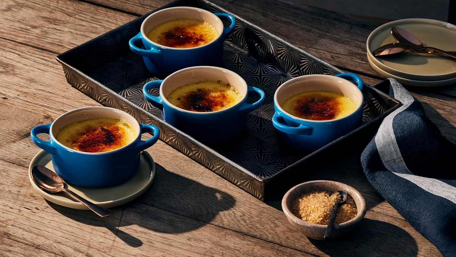 imageLe Creuset Stoneware Mini Round Cocotte 8 oz CaribbeanOyster
