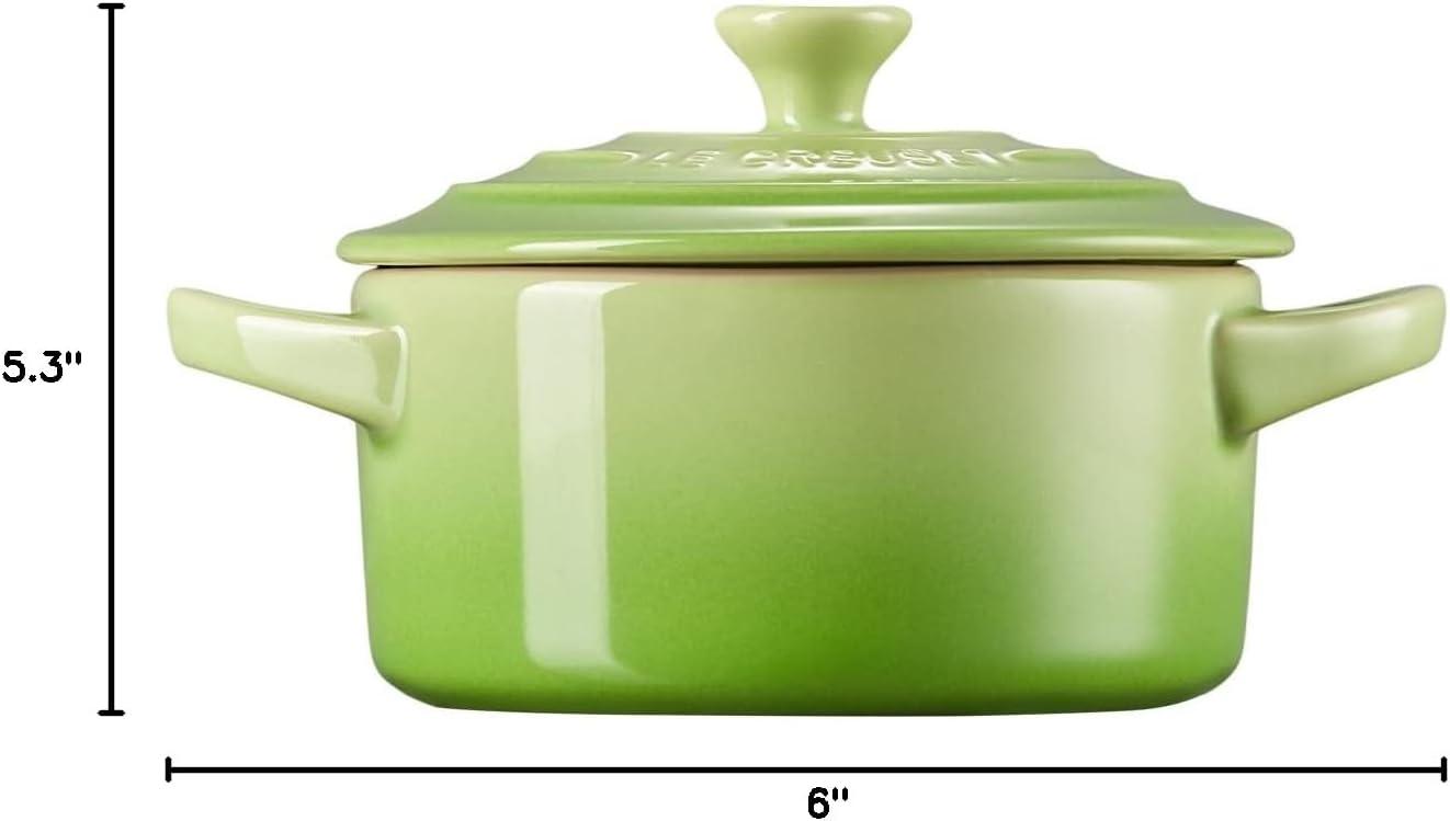 imageLe Creuset Stoneware Mini Round Cocotte 8 oz CaribbeanPalm