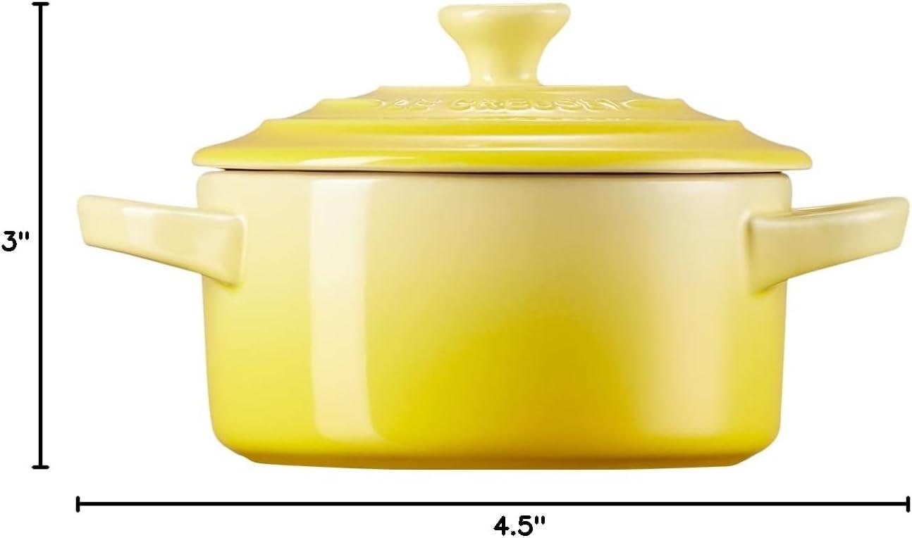 imageLe Creuset Stoneware Mini Round Cocotte 8 oz CaribbeanSoleil