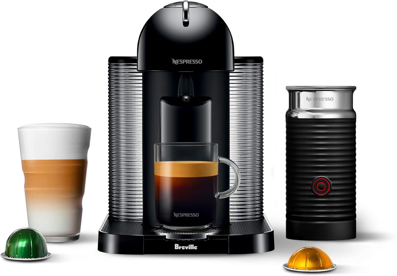 imageNespresso Vertuo Coffee and Espresso Maker by Breville ChromeBlack