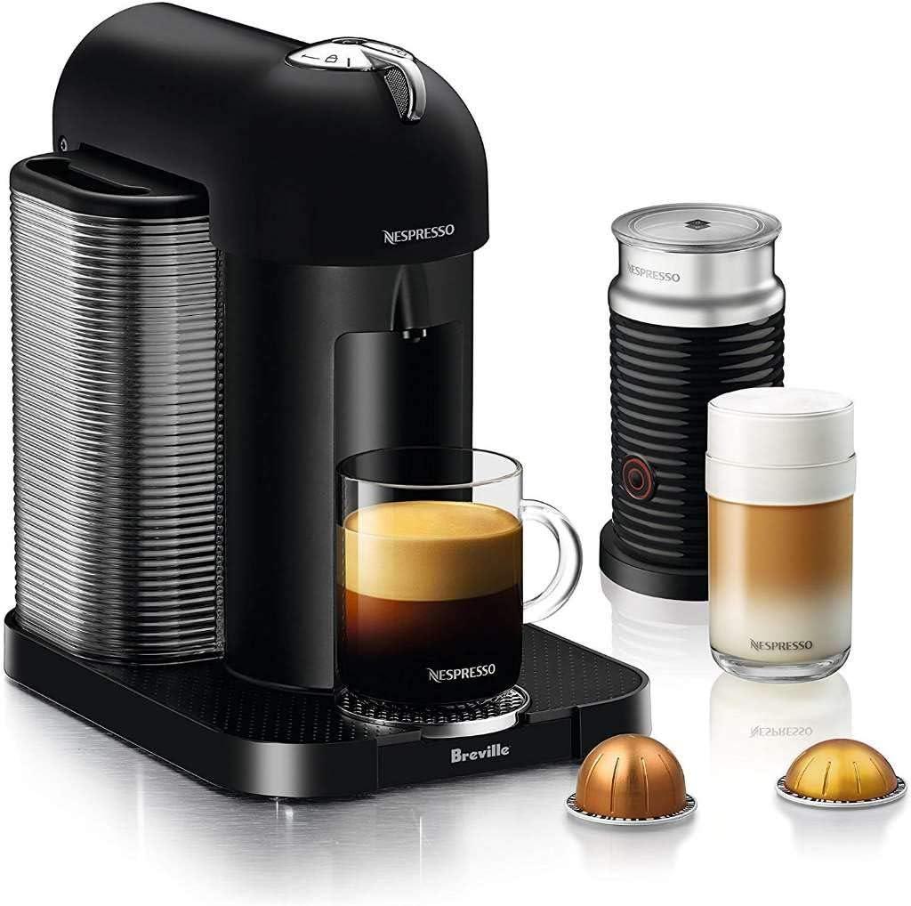 imageNespresso Vertuo Coffee and Espresso Maker by Breville ChromeMatte Black