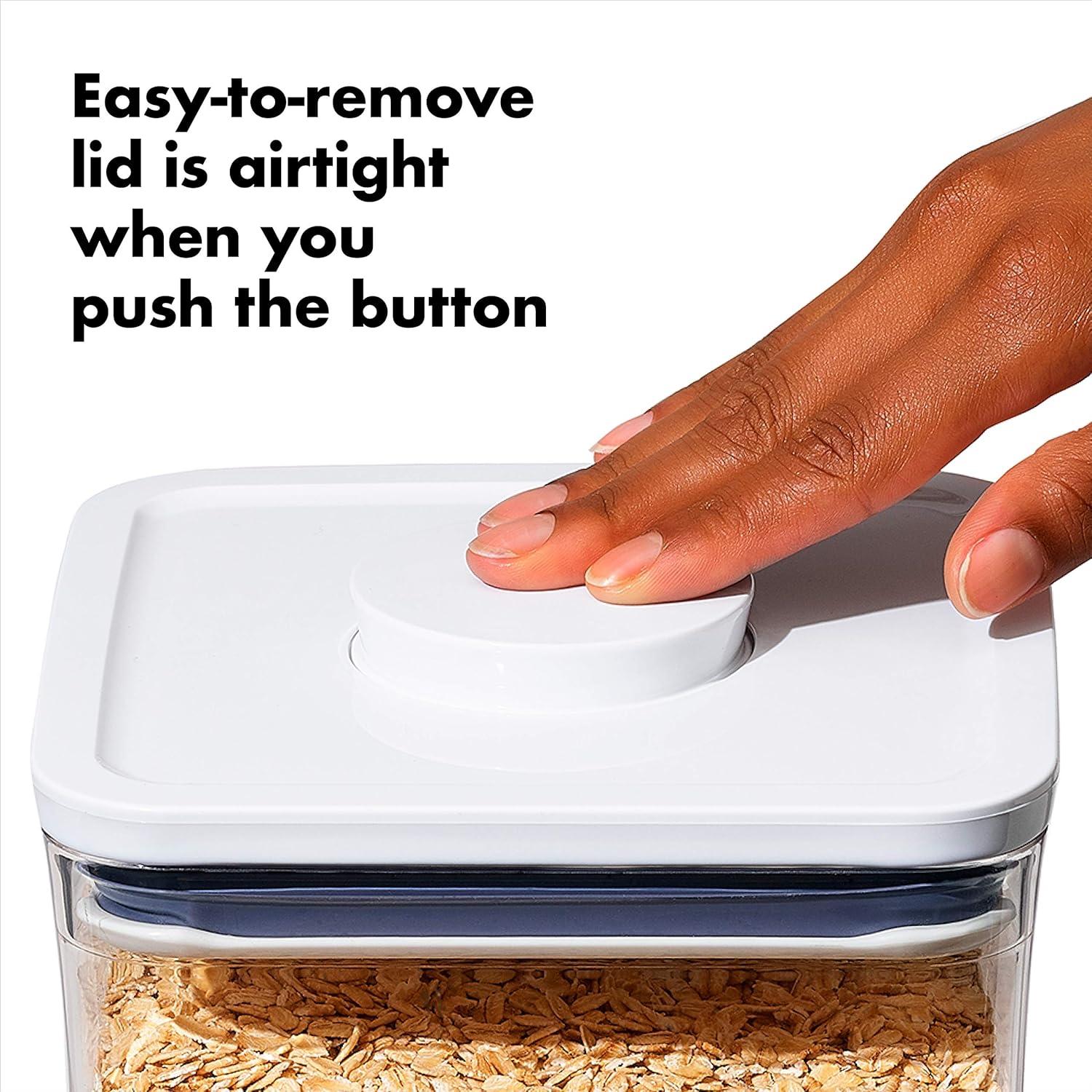 imageOXO Good Grips POP Container Airtight Food Storage Big Square Tall 60 Qt Ideal for bulk snacks and cereal23 Qt Square Spaghetti