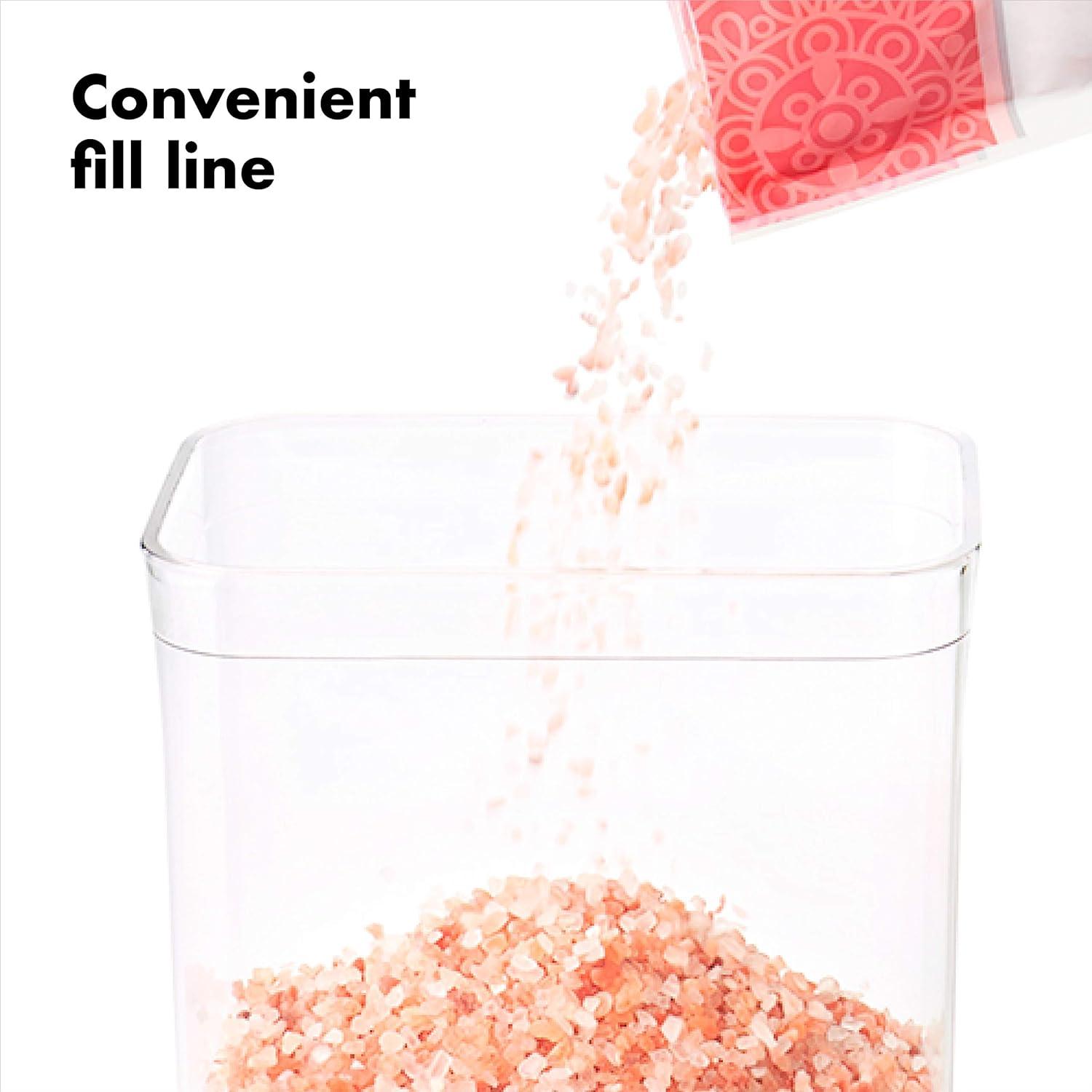 imageOXO Good Grips POP Container Airtight Food Storage Big Square Tall 60 Qt Ideal for bulk snacks and cereal23 Qt Square Spaghetti
