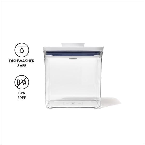imageOXO Good Grips POP Container Airtight Food Storage Big Square Tall 60 Qt Ideal for bulk snacks and cereal28 Qt Square Sugar