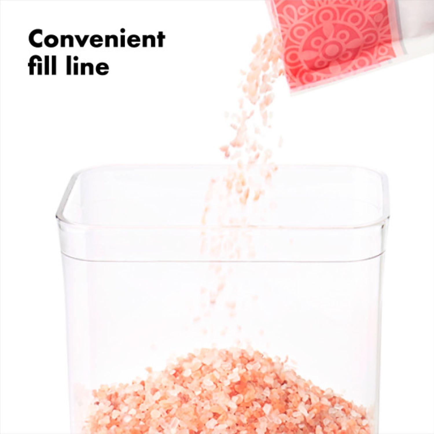 imageOXO Good Grips POP Container Airtight Food Storage Big Square Tall 60 Qt Ideal for bulk snacks and cereal44 Qt Square Flour