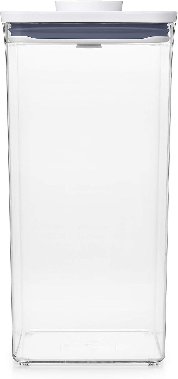 imageOXO Good Grips POP Container Airtight Food Storage Big Square Tall 60 Qt Ideal for bulk snacks and cereal60 Qt Square Bulk Food Pack of 4