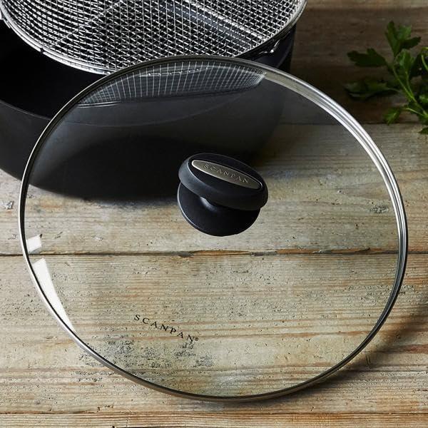 imageScanpan ES5 Braiser with Lid and Fry Basket Black