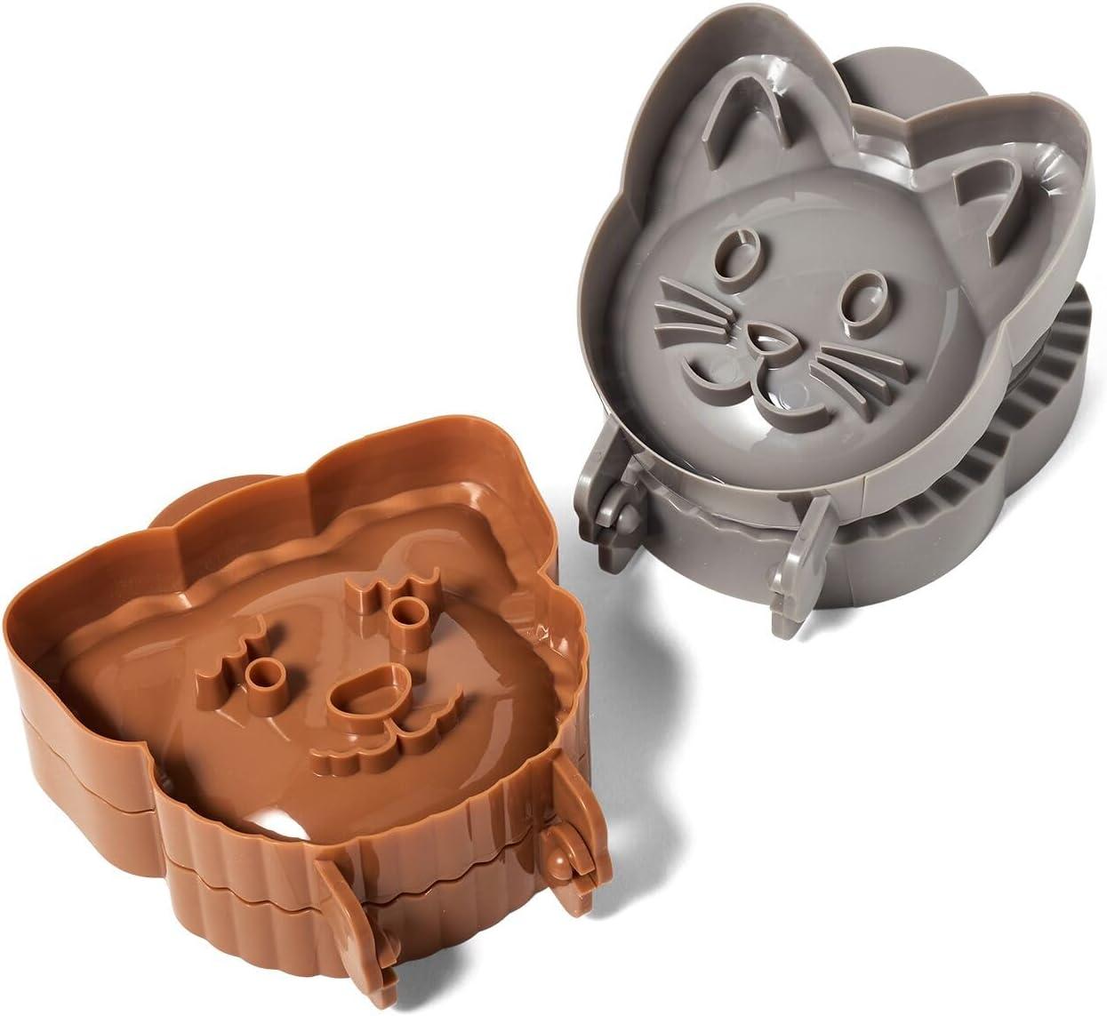 imageSur La Table Cat amp Dog Hand Pie Mold Set 2 Mini Molds with Hinged SelfCrimping Design for Sealed Pastry Baking Easy to Use Fun Shapes for Kids amp Pet Lovers 45 Size