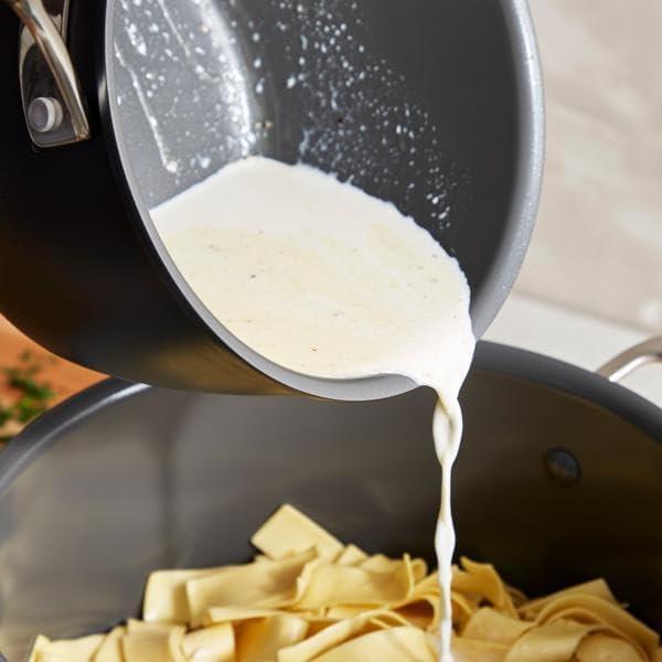 imageSur La Table Classic Hard Anodized Ceramic Nonstick Saucepan AluminumAluminum