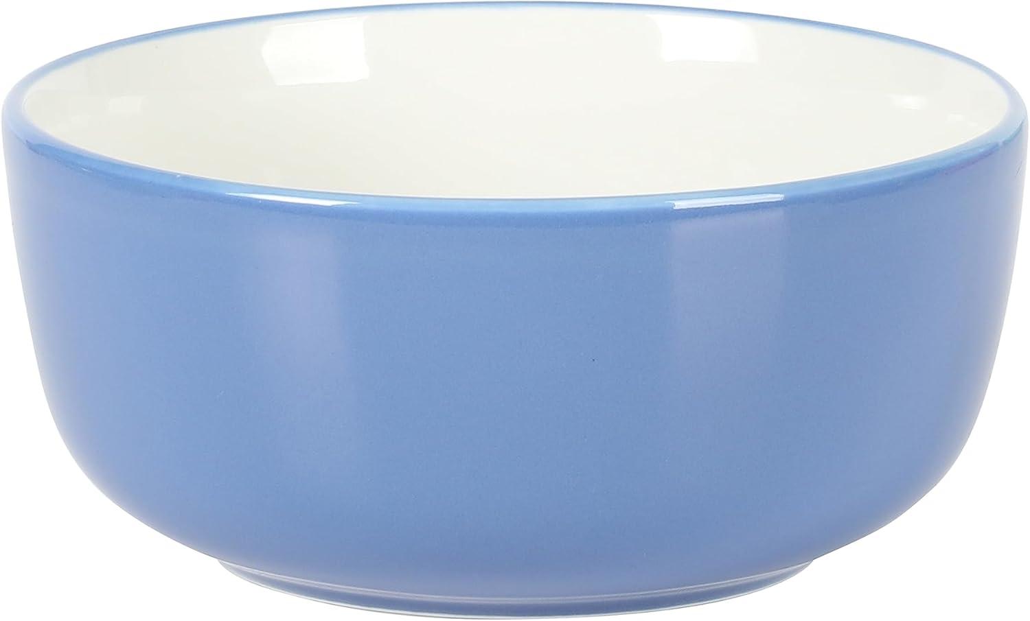 imageSur La Table Kitchen Essentials 16 Piece TwoTone Porcelain Chip and Scratch Resistant Dinnerware Plates and Bowls Set GreenWhiteBlueWhite