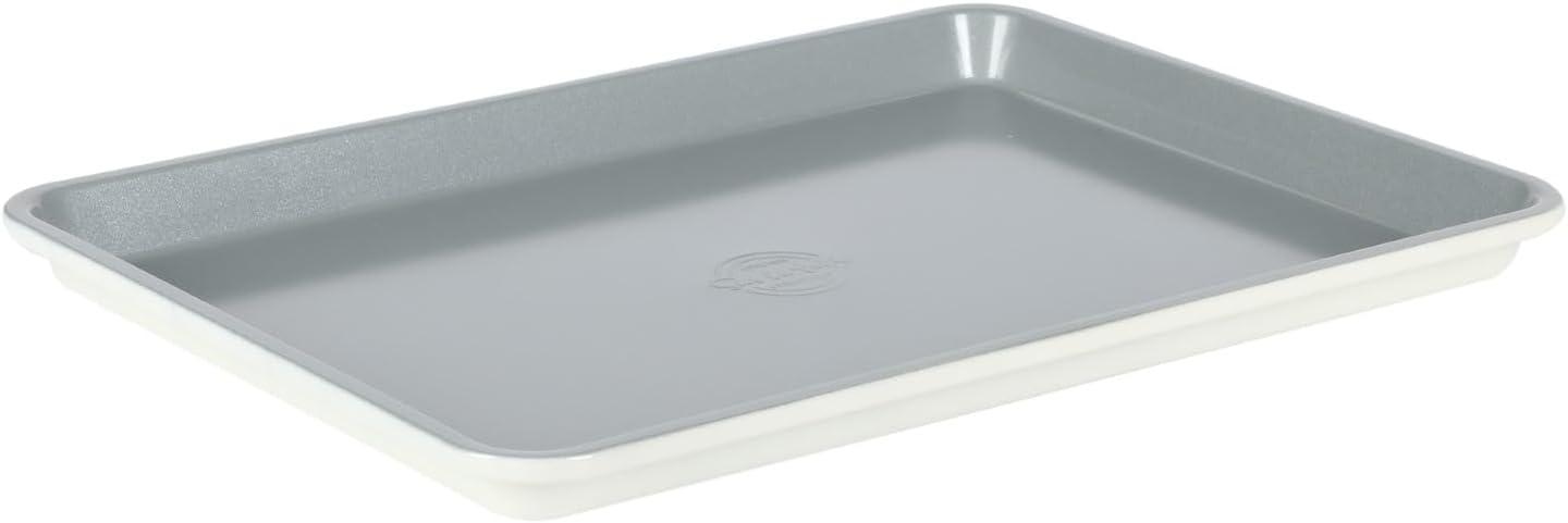 imageSur La Table Kitchen Essentials Bake Sale 15 X 10 Inch PFOA PFAS PTFE Free Nonstick CookieBaking Sheet Linen WhiteLinen White