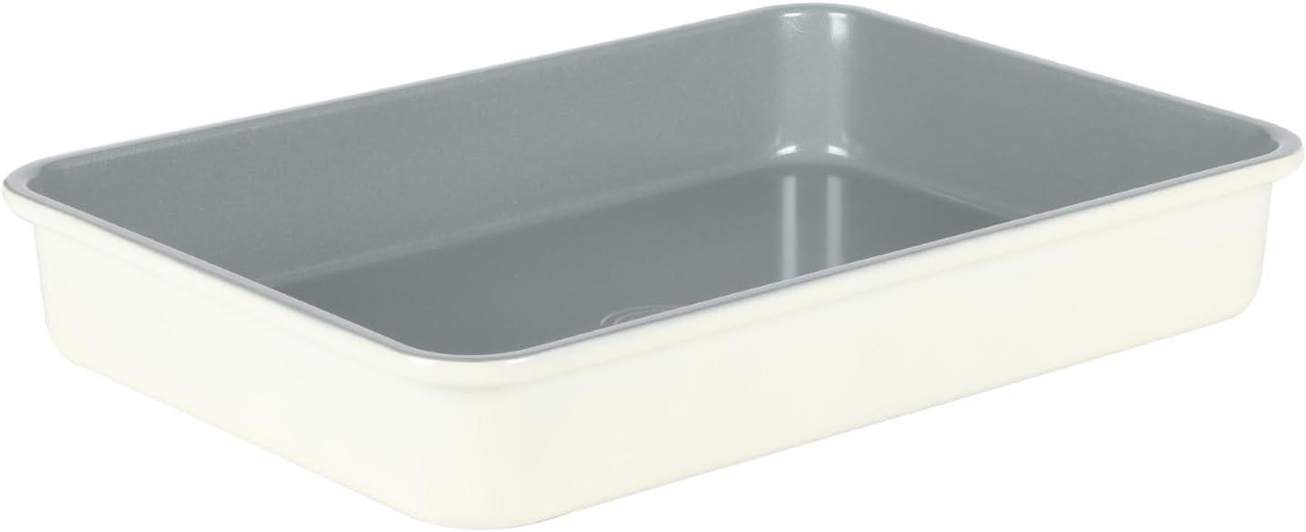 imageSur La Table Kitchen Essentials Bake Sale 15 X 10 Inch PFOA PFAS PTFE Free Nonstick CookieBaking Sheet Linen WhiteLinen White