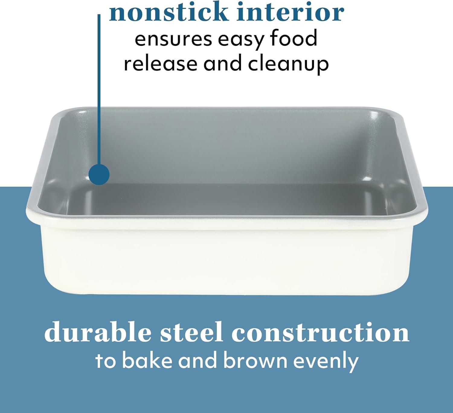 imageSur La Table Kitchen Essentials Bake Sale 15 X 10 Inch PFOA PFAS PTFE Free Nonstick CookieBaking Sheet Linen WhiteLinen White