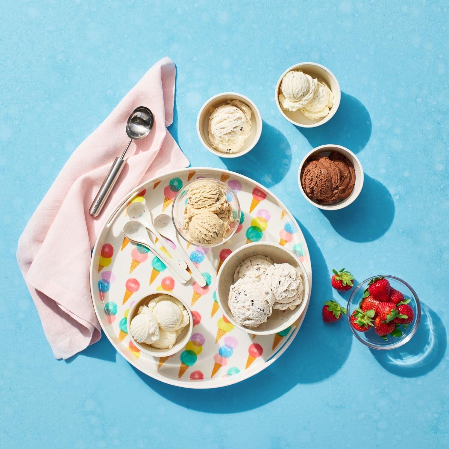 imageSur La Table Melamine Sprinkle Spoons Set of 4 White