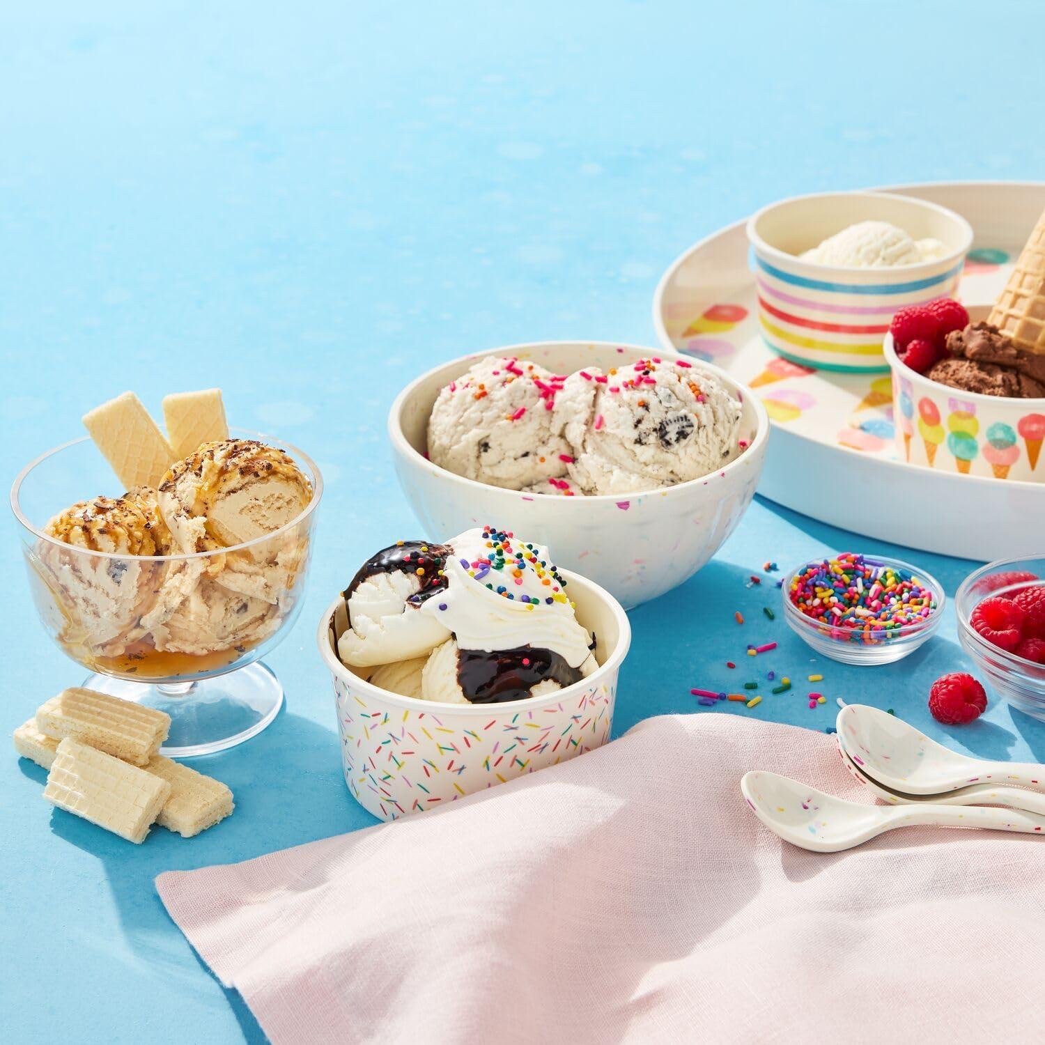 imageSur La Table Melamine Sprinkle Spoons Set of 4 White