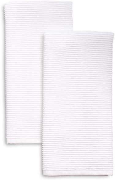 imageSur La Table Ribbed Kitchen Towels Set of 2 Oversized 30 x 20 SuperAbsorbent 100 Turkish Cotton Dish Towels Durable amp Machine Washable
