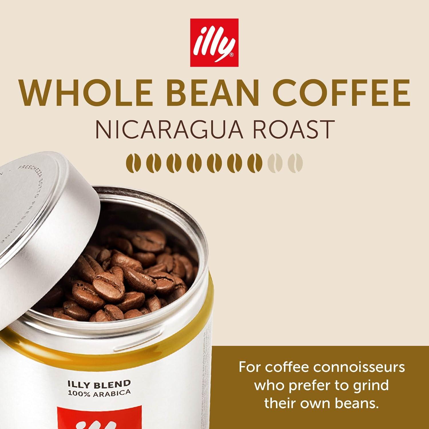 imageilly Whole Bean Coffee Perfectly Roasted Colombia Medium Roast Smooth Taste Notes of Fruit Fruit Notes 100 Arabica Beans No Preservatives 88 OunceNicaragua Single Origin Bold Roast