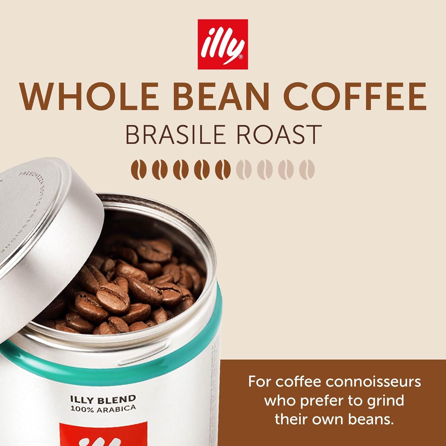 imageilly Whole Bean Coffee Perfectly Roasted Colombia Medium Roast Smooth Taste Notes of Fruit Fruit Notes 100 Arabica Beans No Preservatives 88 OunceBrasile Regenerative Agriculture