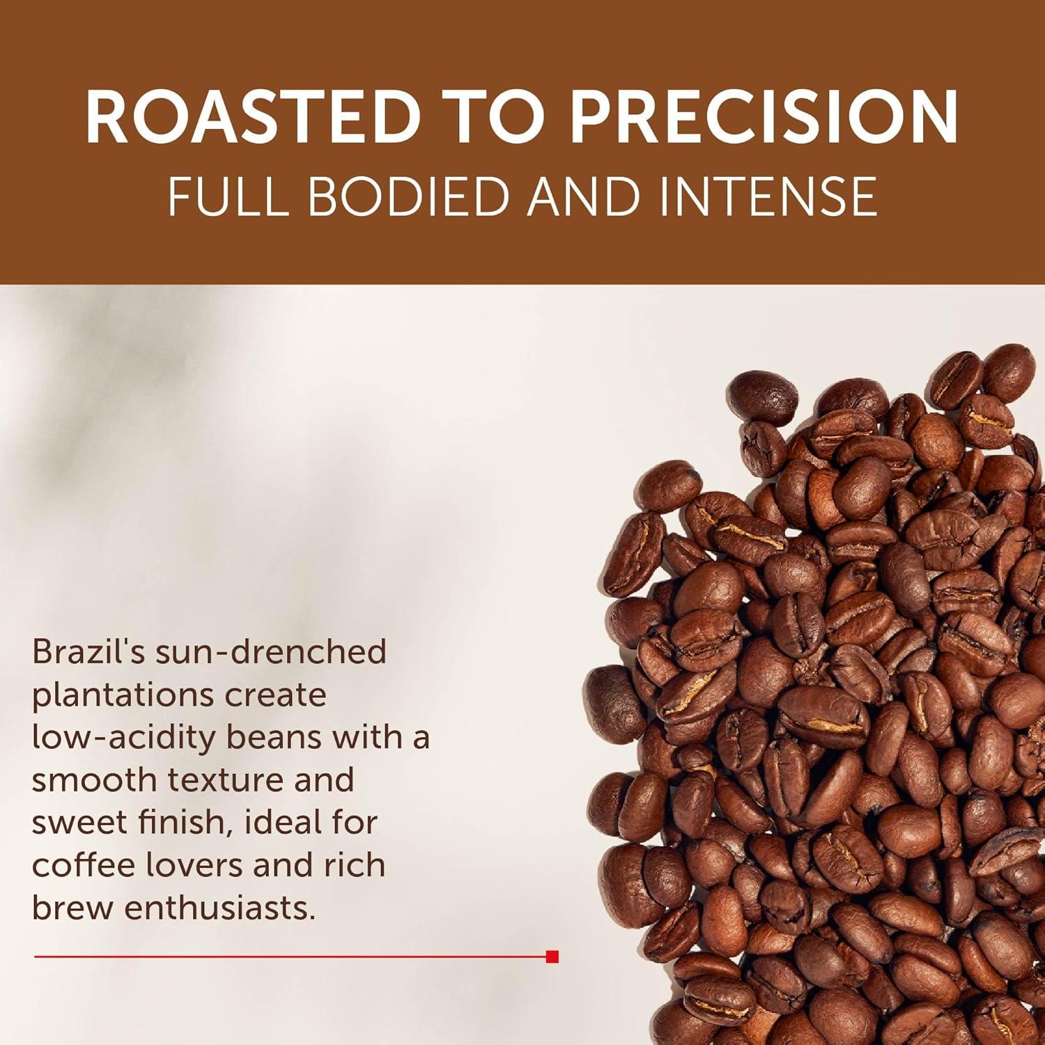 imageilly Whole Bean Coffee Perfectly Roasted Colombia Medium Roast Smooth Taste Notes of Fruit Fruit Notes 100 Arabica Beans No Preservatives 88 OunceBrasile Regenerative Agriculture